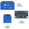 Mighty Max Battery 12V 8.6AH 190CCA GEL Battery Replaces Yamaha YZF R6 600 YZFR6BW 2012 YTZ10SGEL279